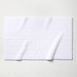 Casaluna -  Cotton-Blend Tufted 40x24" Rectangle Bath White